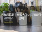 合肥教师招聘 | 安徽大学人工智能学院招聘