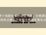 萝卜快跑在长沙运营平稳，价格便宜但有点慢，下单需注意固定乘车点