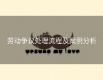 劳动争议处理流程及案例分析