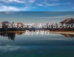 暨“围棋大讲堂”活动在合肥市兴海苑小学举行