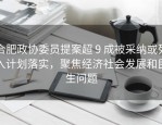 合肥政协委员提案超 9 成被采纳或列入计划落实，聚焦经济社会发展和民生问题