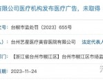 合肥两家医美机构因美团APP违法广告被处罚，涉及患者形象证明