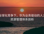 全球化竞争下，华为业务驱动的人力资源管理体系剖析