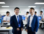6月5日平江县人社局实地调研金华职校，聚焦技能人才培养