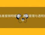 出差报销明细表：高效管理与透明报销