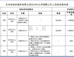 长丰县保安服务有限公司2024年公开招聘工作人员补充公告