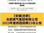 【合肥招聘】合肥合燃华润燃气有限公司2025年度招聘