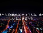 池州市委组织部公示拟任人选，唐义林、路文敏等在列