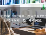 合肥招聘 | 合肥博微田村电气有限公司招聘（五险一金、年终奖金）