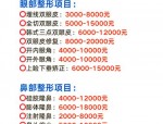 合肥鼻子太扁整形价格及医院推荐：3个月均价44748元，附详细医院资料