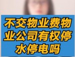 老房东欠物业费导致新业主装修受阻，物业公司停水停电引发纠纷