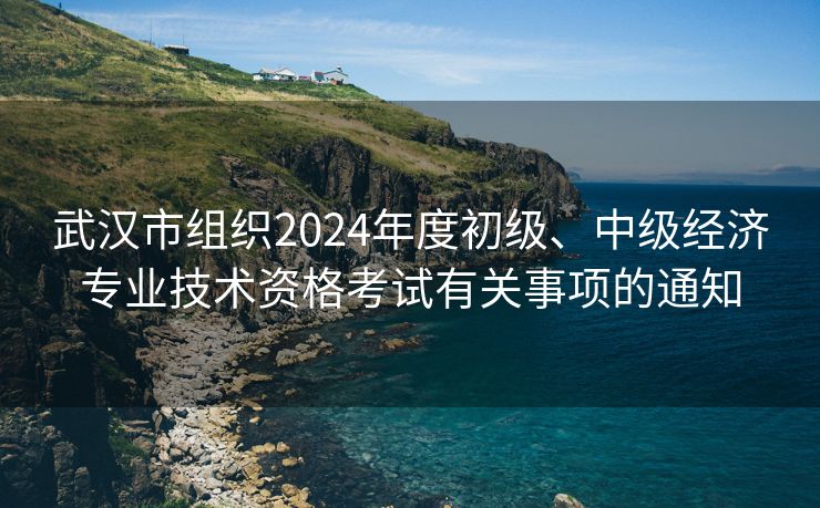 武汉市组织2024年度初级、中级经济专业技术资格考试有关事项的通知 武汉市组织2024年度初级、中级经济专业技术资格考试有关事项的通知