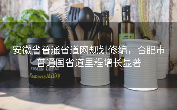 安徽省普通省道网规划修编,合肥市普通国省道里程增长显著 安徽省普通省道网规划修编,合肥市普通国省道里程增长显著