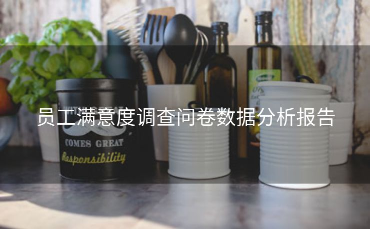 员工满意度调查问卷数据分析报告 员工满意度调查问卷数据分析报告