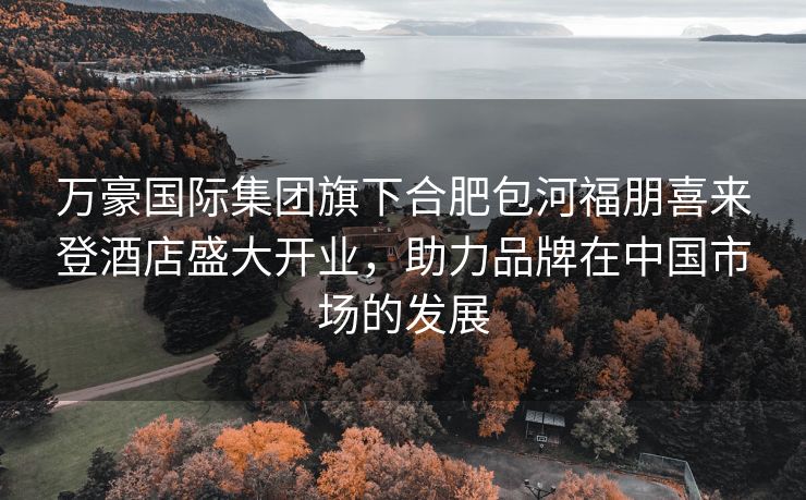 万豪国际集团旗下合肥包河福朋喜来登酒店盛大开业,助力品牌在中国市场的发展 万豪国际集团旗下合肥包河福朋喜来登酒店盛大开业,助力品牌在中国市场的发展