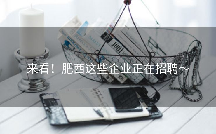 来看!肥西这些企业正在招聘~ 来看!肥西这些企业正在招聘~