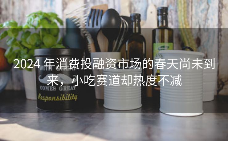 2024 年消费投融资市场的春天尚未到来,小吃赛道却热度不减 2024 年消费投融资市场的春天尚未到来,小吃赛道却热度不减