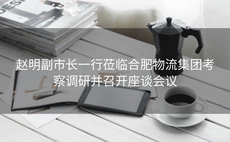 赵明副市长一行莅临合肥物流集团考察调研并召开座谈会议 赵明副市长一行莅临合肥物流集团考察调研并召开座谈会议