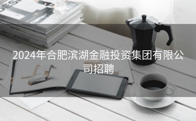 2024年合肥滨湖金融投资集团有限公司招聘 2024年合肥滨湖金融投资集团有限公司招聘