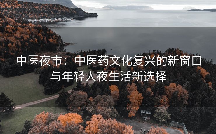 中医夜市:中医药文化复兴的新窗口与年轻人夜生活新选择 中医夜市:中医药文化复兴的新窗口与年轻人夜生活新选择