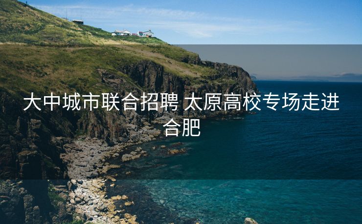 大中城市联合招聘 太原高校专场走进合肥 大中城市联合招聘 太原高校专场走进合肥