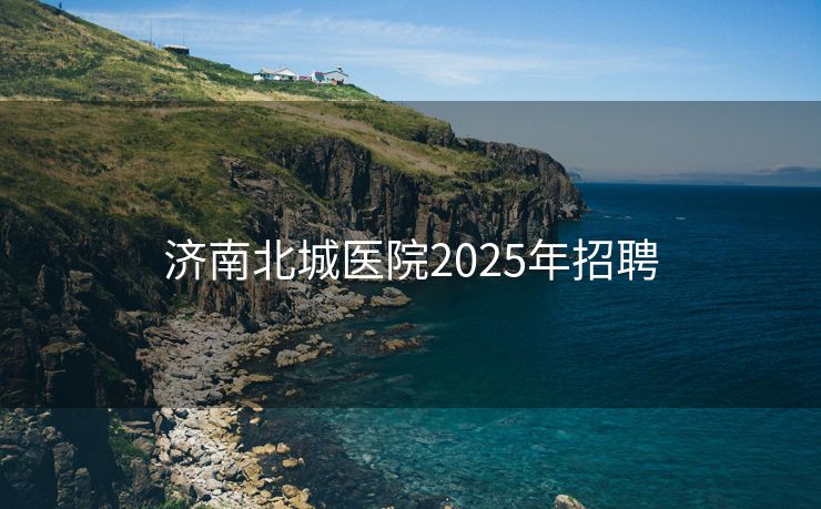 济南北城医院2025年招聘 济南北城医院2025年招聘